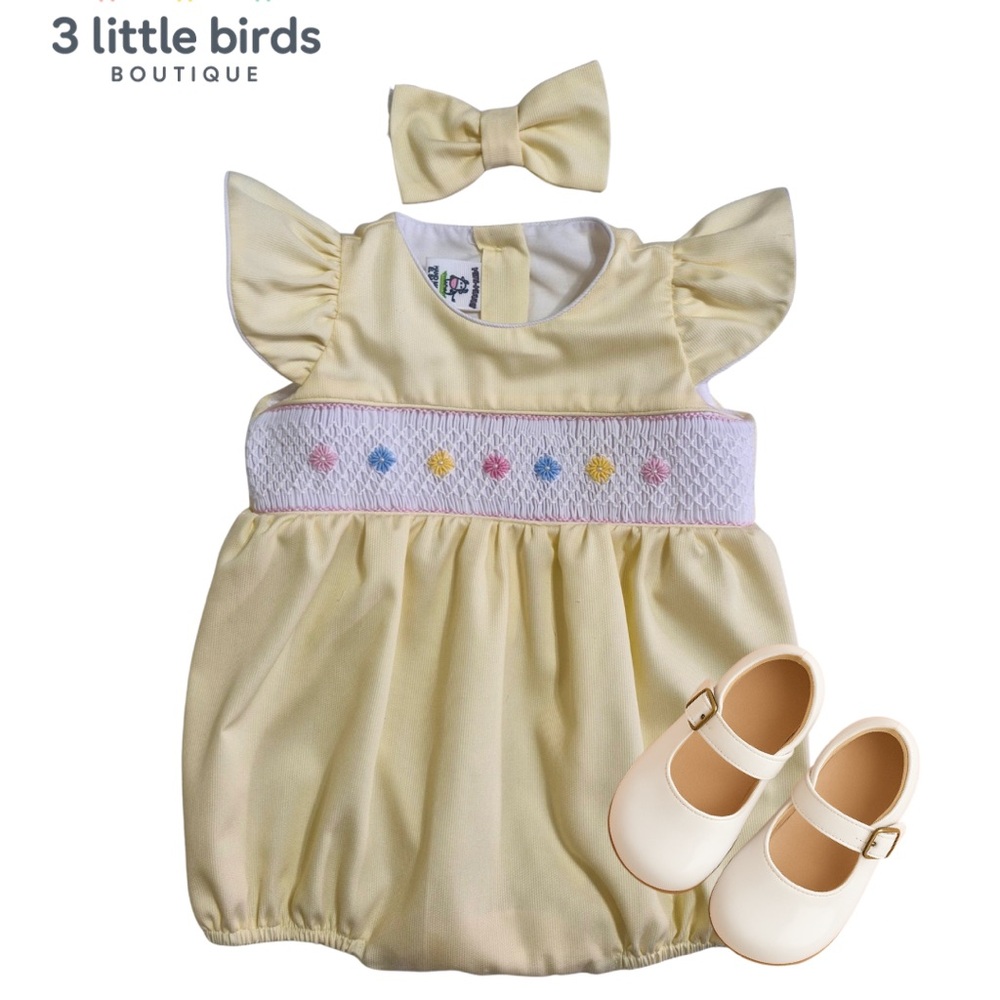 Yellow Baby romper